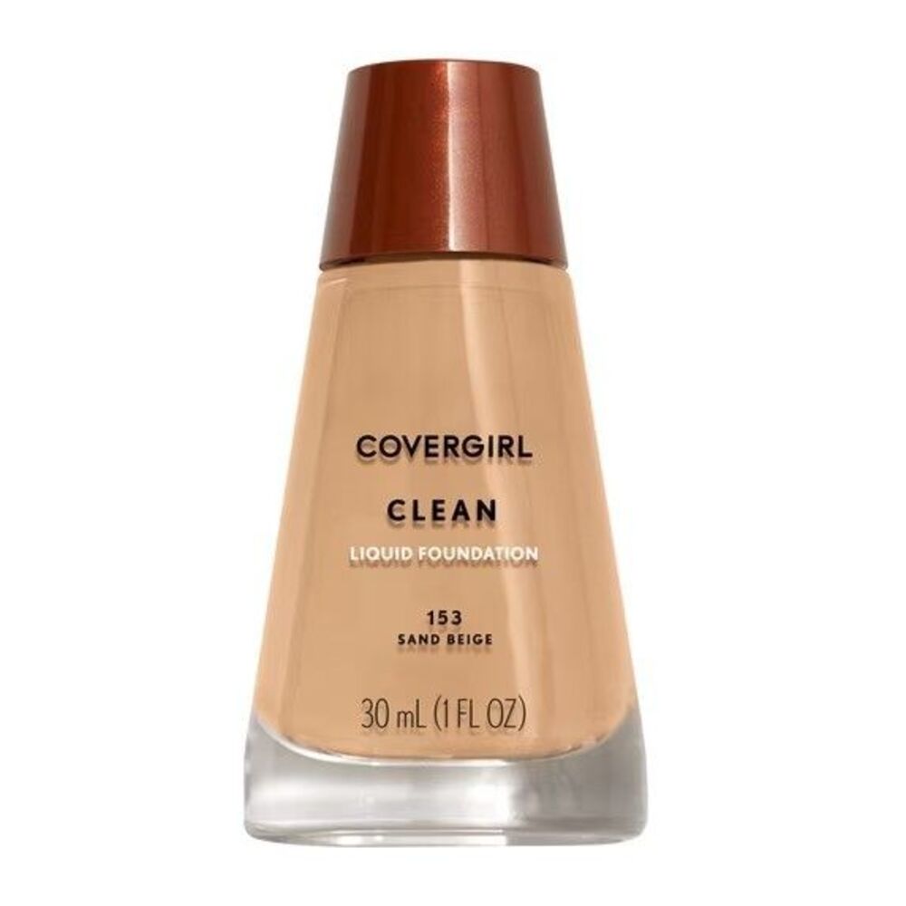 Covergirl Clean Liquid Foundation 153 Sand Beige Natural Original Discontinued